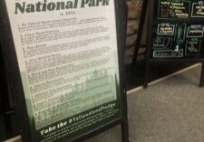 A Sign in the Visitor Center With Tips For Visting the Park